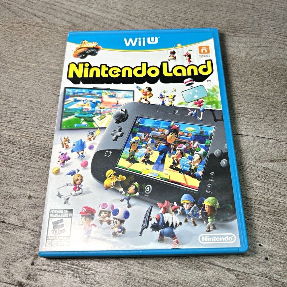 Nintendo Land Nintendo Wii U 2012 Game  Disc w/ Case and Manual
